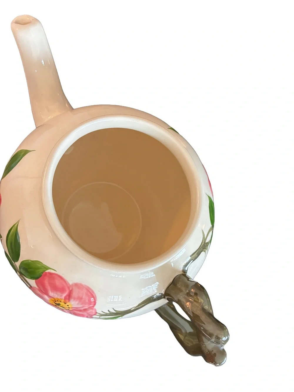 Vintage Franciscan Desert Rose Teapot 🌹 Hand Painted USA Cottagecore Decor
